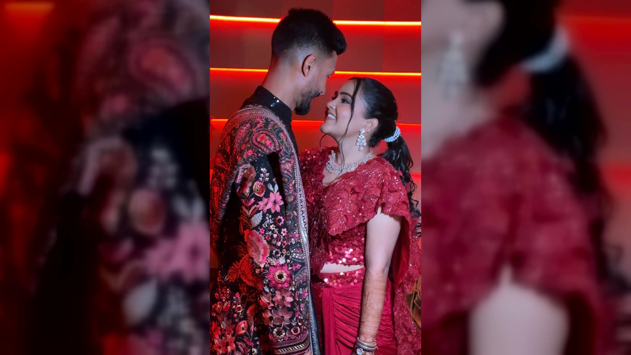 Muskan and Gaurav at their wedding at Radisson Blu, Guwahati